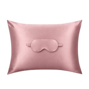 Penjualan Terbaik Sarung Bantal Satin dan Masker Mata <span class=keywords><strong>Set</strong></span> Penutup Bantal Sutra Satin dengan <span class=keywords><strong>Set</strong></span> Masker Mata Tidur - Product Image 1
