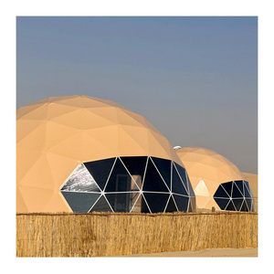 Sang Trọng Hiện Đại Ngoài Trời Gió Cát Bảo Vệ PVC Bìa Đo Đạc Glamping Dome Lều Cho Triển Khai Thương Mại Sa Mạc Cắm Trại Bốn Mùa Sử Dụng - Product Image 2