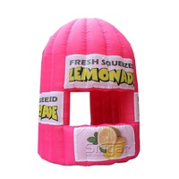 Stand de concession de limonade en PVC, équipement de tente de boisson, stand de bar gonflable