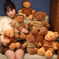 Ours en peluche jouet en peluche avec étiquette personnalisée en gros jouet en peluche