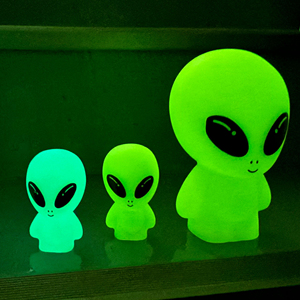 Factory Custom Vinyl <strong>Toy</strong> <strong>Alien</strong> Shape Fluorescent Multi-color Customizable 20*16.5cm Spraying <strong>Toys</strong> For Baby Bath <strong>Toy</strong>