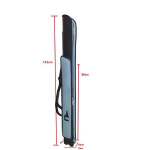 Sac de transport multifonctionnel étanche de qualité supérieure pour cannes à pêche, étui rigide portable pour cannes à pêche à la mouche - Product Image 3