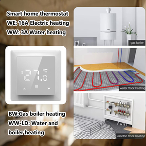 <span class=keywords><strong>Termostato</strong></span> Inteligente WiFi HY516 para Calefacción del Hogar, Electrónico, Inalámbrico, Digital, Programable, Compatible con Tuya y <span class=keywords><strong>Google</strong></span> <span class=keywords><strong>Nest</strong></span> - Product Image 3