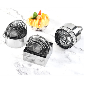 <span class=keywords><strong>Emporte</strong></span>-pièce en acier inoxydable, 6 pièces, pour couper les biscuits, gâteaux, moules pour la cuisson - Product Image 1