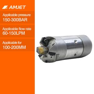 <span class=keywords><strong>Buse</strong></span> de nettoyage des égouts rotative AMJET Penetrator Pro 150-300 bar, fabriquée en alliage spécial pour le débouchage des obstructions - Product Image 1