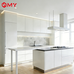 Armoires de cuisine en acier inoxydable avec design gratuit, texture métallique <span class=keywords><strong>antirouille</strong></span>, cuisinière intégrée - Product Image 5