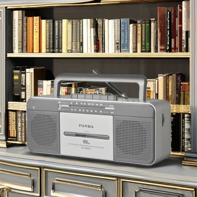 Factory Direct Sale Portable High Quality Retro Personal Stereo Usb Tape Recorder Radio Parts Panda Mechanism Cassette Player