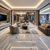 Dalles de marbre blanc Arabescato Corchia naturel Cammy Stone, surface polie, grandes dalles pour sols intérieurs, extérieurs, cuisines et salles à manger