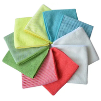 Filet à récurer en maille de bonne qualité en gros chiffon de vaisselle en microfibre chiffon de nettoyage de table