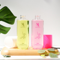 Bouteille de vaporisateur de toner pour le visage en PET de 250 ml, forme capsule unique, couleur personnalisée, brume fine