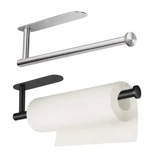 종이 타월 홀더 블랙 아래 캐비닛 벽 마운트 종이 타월 랙 주방 - Product Image 1