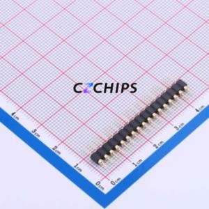 PZ254-1-17-Z-C Pin Header Through hole Component (THT),P=2.54mm Connector 1x17P 2.54mm Round Pin Through Hole - Product Image 1