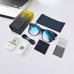 Lunettes intelligentes de traduction, lunettes intelligentes pour hommes, bureau en plein air, contrôle BT pour appels et musique, assistant vocal - <span class=keywords><strong>Casque</strong></span> intelligent portable - Product Image 1