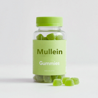 Gummies de feuilles de molène en gros sous marque privée, supplément en sachet, 60 unités avec magnésium