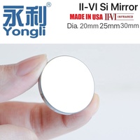 Dia. Miroirs réflecteurs Si Mo pour laser CO2 de 19, 20, 25, 30, 38,1 mm pour graveur et découpeur laser