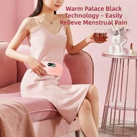 Ceinture chauffante intelligente pour femmes avec affichage numérique, rechargeable, 3 niveaux de chaleur, soulagement des douleurs menstruelles, ceinture chauffante pour le ventre, masseur