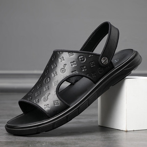 Nouvelles sandales d'été pour hommes, chaussures de plage décontractées, tongs européennes tendance pour l'extérieur, sandales pour hommes - Product Image 2