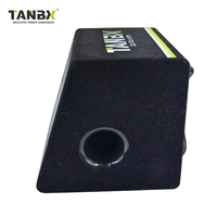 Nouveau design, caisson de basses de voiture de 10 pouces avec boîte et amplificateur, enceinte active, boîte de haut-parleurs, fabrication en usine