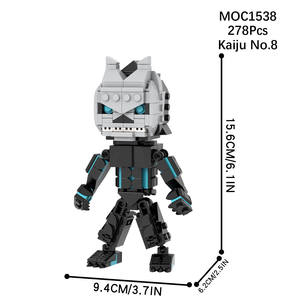 Série MOC créative chinoise Animaux Nature No. 8 blocs de construction en plastique ABS, ensemble de jouets d'assemblage, pour les plus de 14 ans, ornement, cadeau - Product Image 2