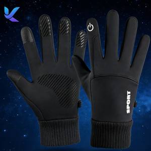 Gants de sport quotidiens antidérapants et imperméables pour écran <span class=keywords><strong>tactile</strong></span>, chauds, doublés polaire, pour la conduite, le cyclisme et le ski en hiver - Product Image 1