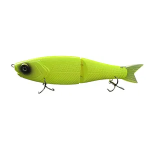 2024 nueva llegada de gran tamaño 30CM /373G Shad Glide Bait hundimiento lento 2 Swimbait articulado para pesca de lubina