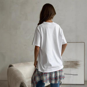 T-shirt imprimé à la mode pour femmes d'été décontracté Vintage à manches courtes impression t-shirts mode Hip Hop haut ample - Product Image 3