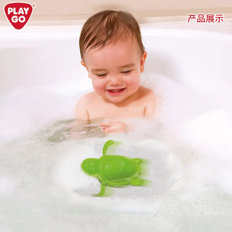 Playgo SPLASHY ÁGUA ANIMAIS tartaruga de natação para banheiro infantil