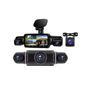 Caméra embarquée 360 degrés Azdome avant, arrière et intérieure, 4 canaux, 1080P, caméra de tableau de bord, Wi-Fi, commande vocale, vision nocturne - Product Image 3