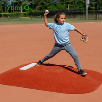 YumuQ - Plateforme de lancer de baseball portable personnalisée pour jeunes/adultes - Équipement d'entraînement pour lanceurs en intérieur/extérieur