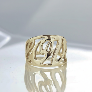 วงแหวนแกะสลักแบบคลาสสิกแหวนสลักสัญญาวงแหวนเงินแหวน925วันครบรอบของขวัญแหวนวงแหวนสัญญา - Product Image 1