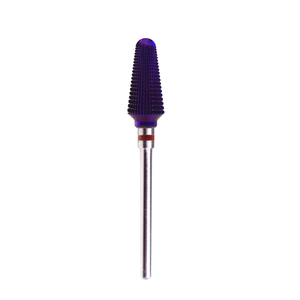 Purple Coated Tornado Carbide Nail <b>Drill</b> <b>Bit</b> for Gel Removal Manicure Pedicure Electric File Grit C M F - Product Image 3