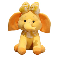 Éléphant en peluche personnalisé peluche de haute qualité vente en gros éléphant en peluche oreiller éléphant en peluche géant