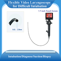 Sensorendo Laryngoscope flexible réutilisable de 2,8 mm, bronchoscope, vidéolaryngoscope chirurgical hospitalier, alimentation électrique