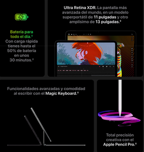 Compañero de Viaje de Fin de Semana para 2025, Tableta de Entretenimiento Portátil Pro de 13 <span class=keywords><strong>Pulgadas</strong></span> con Procesador M5, Sistema Operativo 26, para Oficina y Viajes - Product Image 5