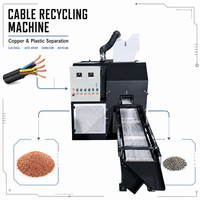 Granulateur de recyclage de fils en cuivre et aluminium ACCE, motorisé, 40-60 kg/h, certifié CE, pour usage domestique, machine de traitement des câbles usagés