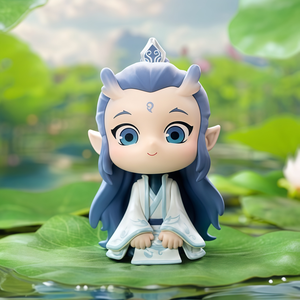 100% Original POPMART NeZha et <span class=keywords><strong>Ao</strong></span> Bing série Anime Figure vinyle aveugle boîte poupée cadeaux Labubu animaux Surprise jouet - Product Image 5