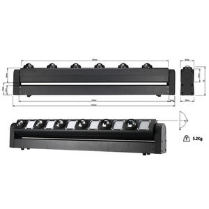 <span class=keywords><strong>LED</strong></span> 100W RGBW 4In1 Beam Moving Head <span class=keywords><strong>Scan</strong></span> Light Lampe à effet de scène DMX512 Dj Mobile Lights for Bar Party KTV Home Wedding - Product Image 5