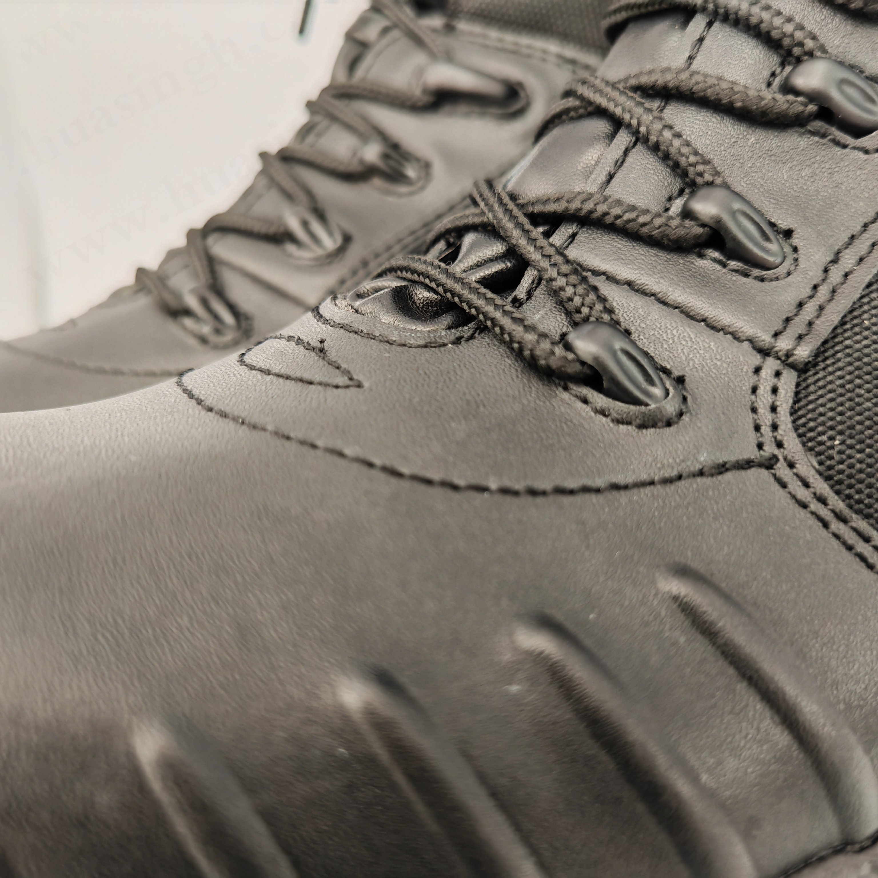 LLJ,anti-shock strong grip PU+rubber sole combat boots outdoor hiking anti-tear tactical boots for sale HSM016