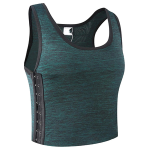 New Design 100% Spandex / Cotton Women <strong>Tomboy</strong> Plus Size Breathable Sustainable Elastic Band Colors Lesbian Chest Binder - Product Image 6