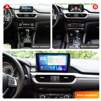 NaviFly Layar Video Qled Androidcar Terbaru untuk Mazda 6 III 3 GJ GL 2015-2018 dengan Chip BT5.0 Auto Android