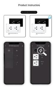 เต้ารับอัจฉริยะ รองรับ Alexa Google Home ควบคุมด้วยเสียง 13A 147*86 มม. Tuya Wifi Smart Life ไร้สาย - Product Image 4