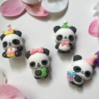 Niedlicher Panda Baby-Shower Tortendekoration Liebliche Mini-Panda-Spielzeuge Kuchendekoration