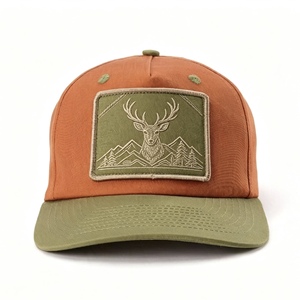 Casquette de camionneur bicolore personnalisée pour la chasse en extérieur, broderie, casquette de baseball réglable, casquette snapback décontractée pour sports de plein air - Product Image 1