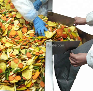 Croustilles de fruits et légumes mélangés frites sous vide, matériaux biologiques provenant d'agriculteurs locaux, collations saines pour enfants, OEM pris en charge, Chine - Product Image 3