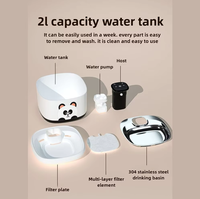 Fontaine à eau automatique silencieuse pour chat - Design écologique et durable, alimentation USB, anti-fuite et étanche, construction en plastique hygiénique