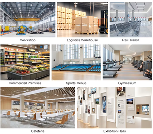 Ventilador Industrial Móvil HVLS de 2m, Carcasa de Hierro Rápido, Aspas de Aleación de Aluminio, Ventilación, Reducción de Temperatura Aparente, Gimnasios al Aire Libre - Product Image 6