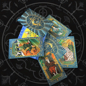 YY Cartas De Tarot Doradas Impermeables De Plástico Con Impresión A Color Para Adivinación - Product Image 6
