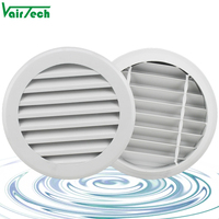 Grilles de ventilation rondes en aluminium pour climatisation, diffuseur d'air d'évacuation