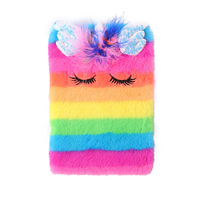 Promotion école primaire étudiant fourrure poilu licorne couverture Kawaii enfants Journal Agenda cahier