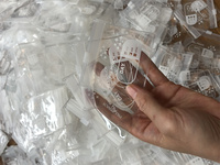 Échantillon gratuit sacs d'emballage de médicaments EVA imperméables sacs à pilules en plastique imprimés personnalisés avec logo